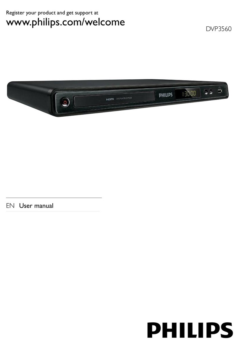 Philips DVP3560/12 user manual