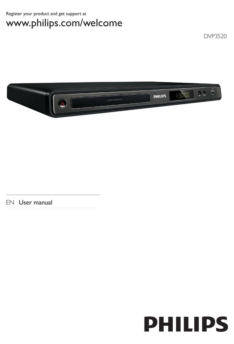 Philips DVP3520/05 user manual