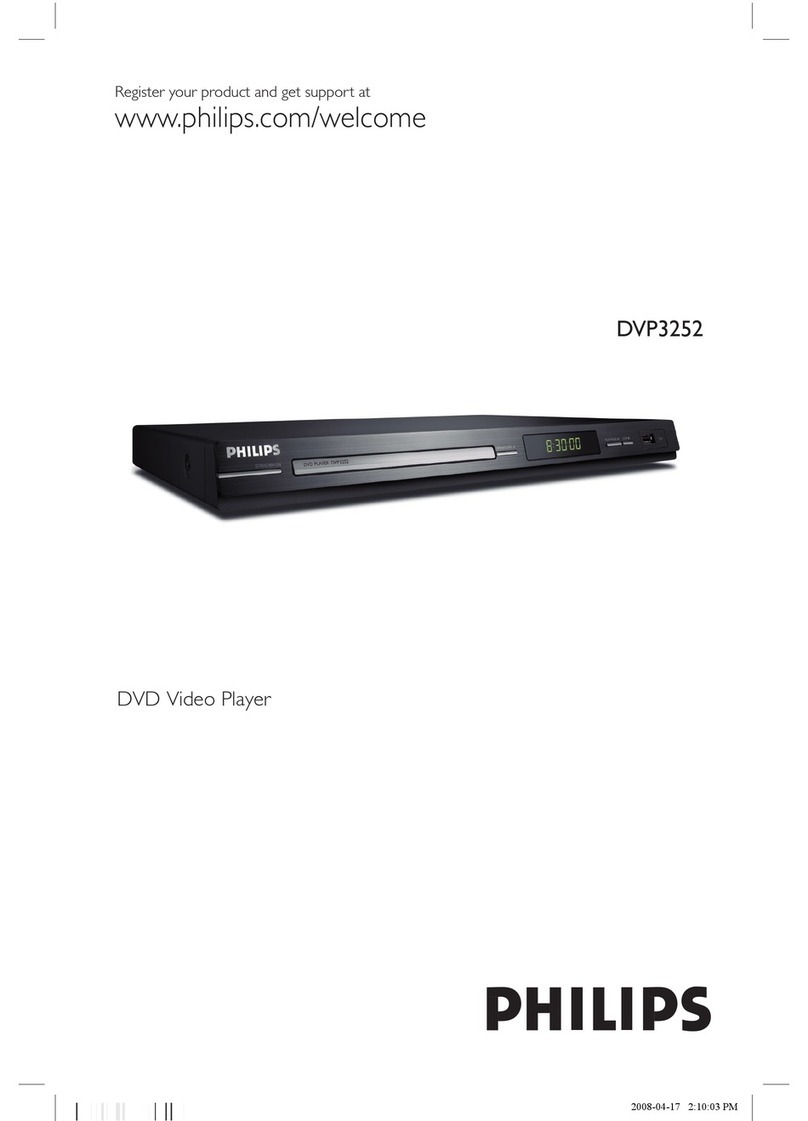 Philips DVP3252/75 User manual