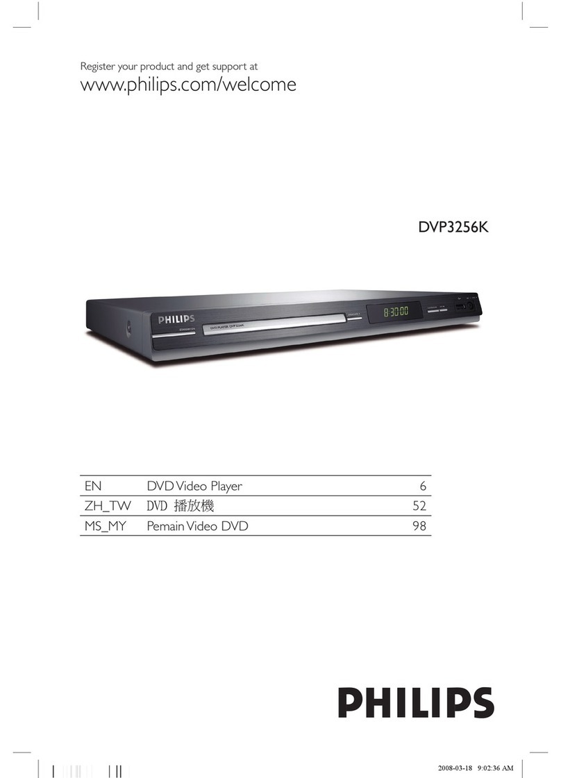 Philips DVP3256K/96 User manual