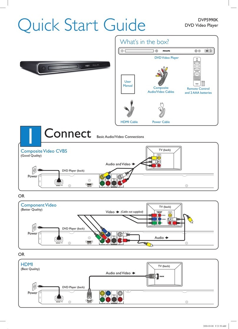Philips DVP5990K/55 User manual
