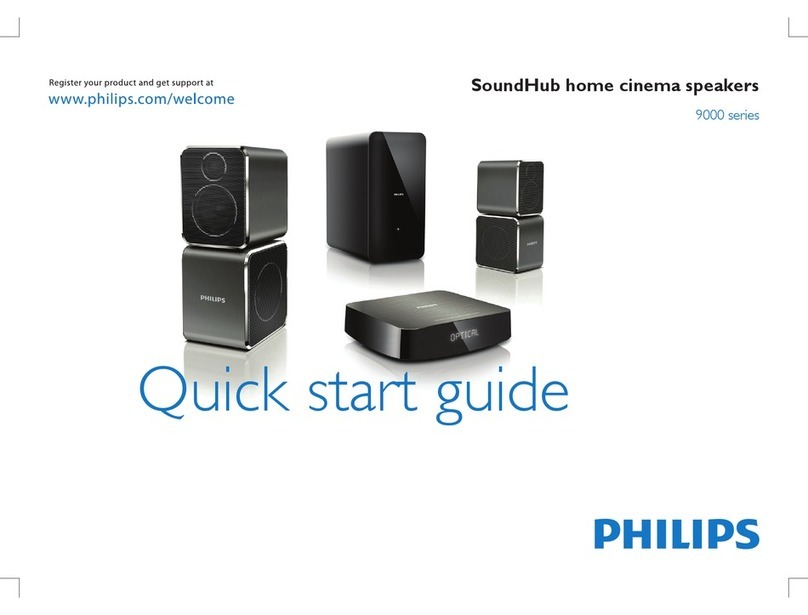 Philips Fidelio SoundHub CSS9216/12 quick start guide