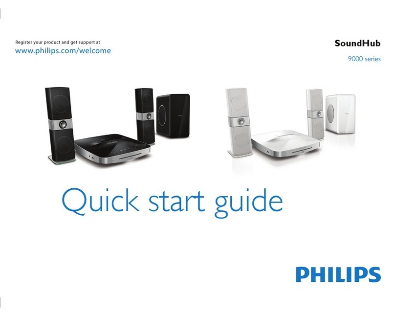 Philips Fidelio SoundHub HTS9241/12 quick start guide