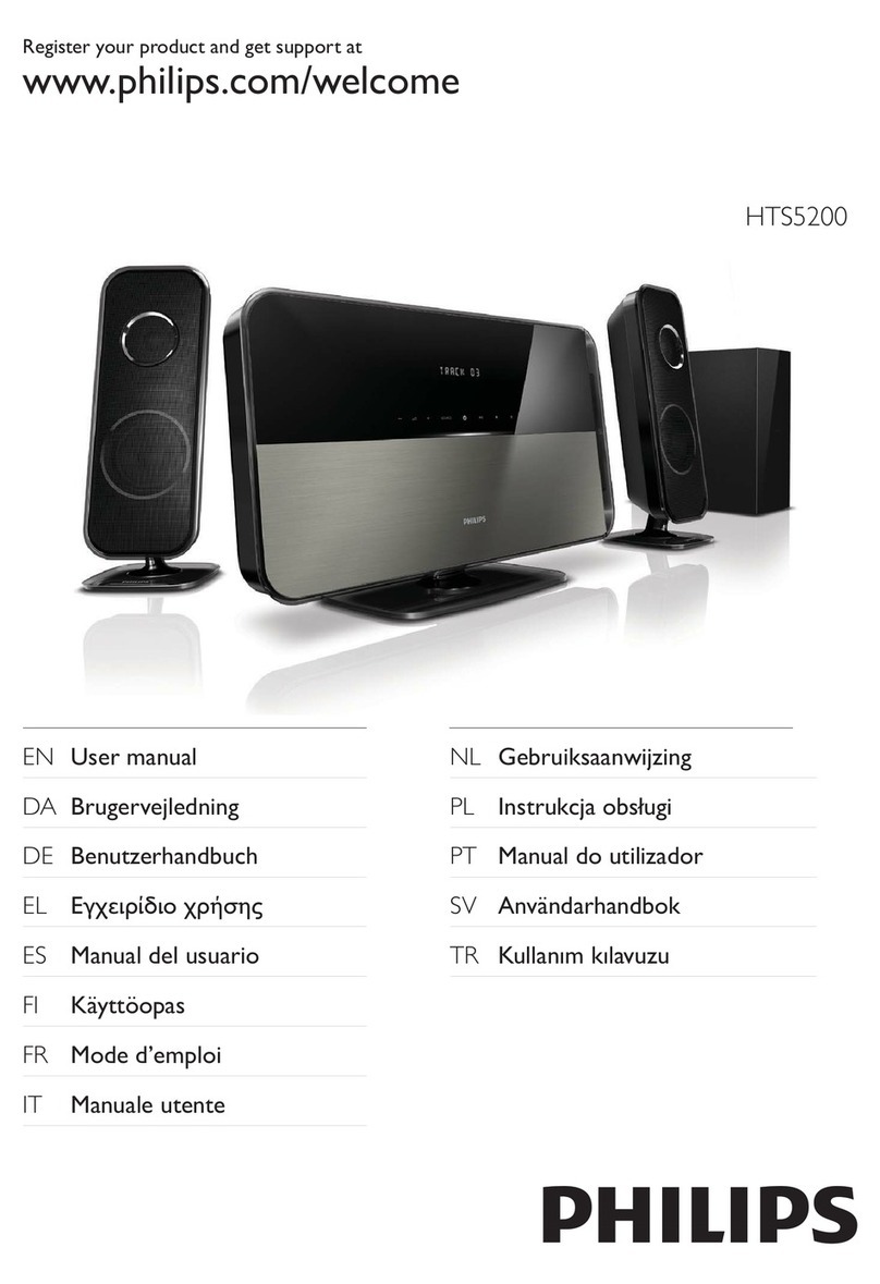 Philips HTS5200/12 user manual