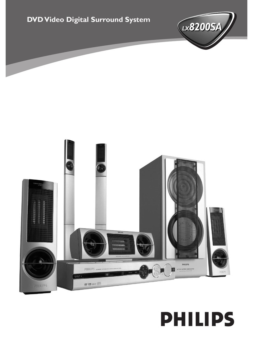 Philips LX8200SA/22S User manual