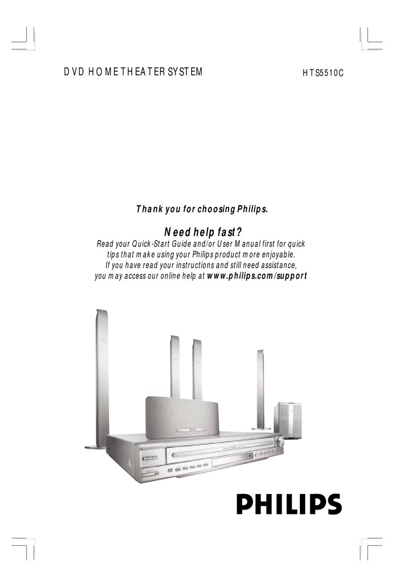Philips HTS5510C/75 User manual