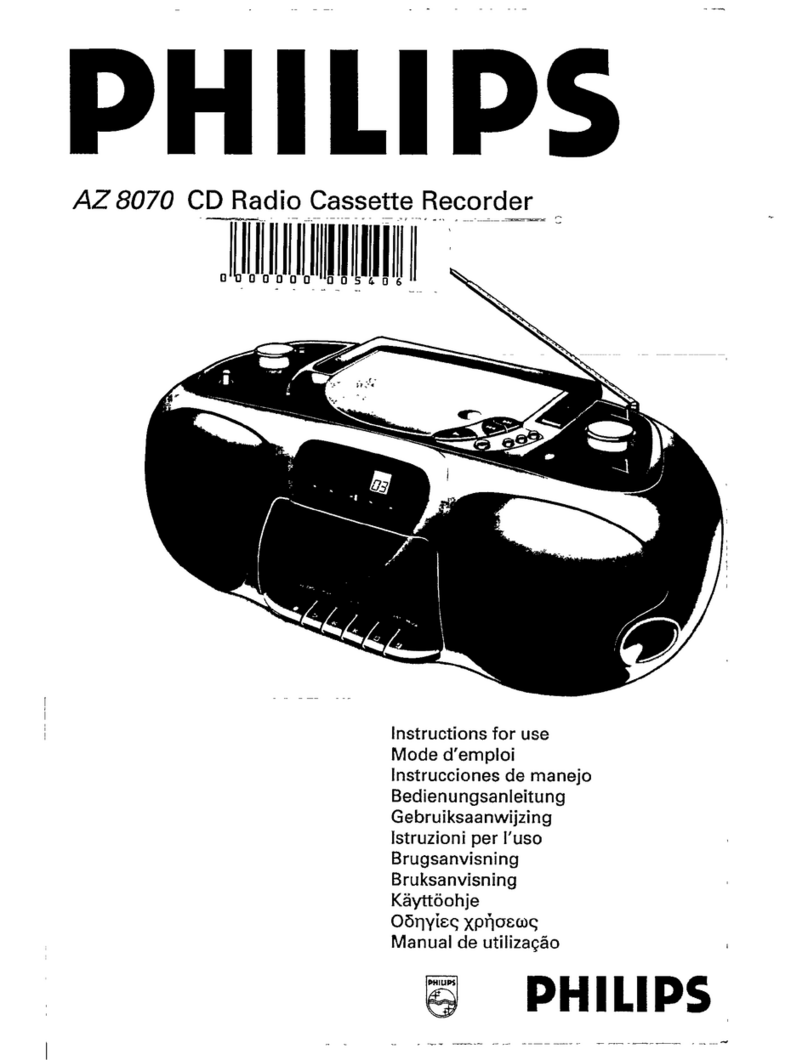 Philips AZ8070/05S Instructions for use