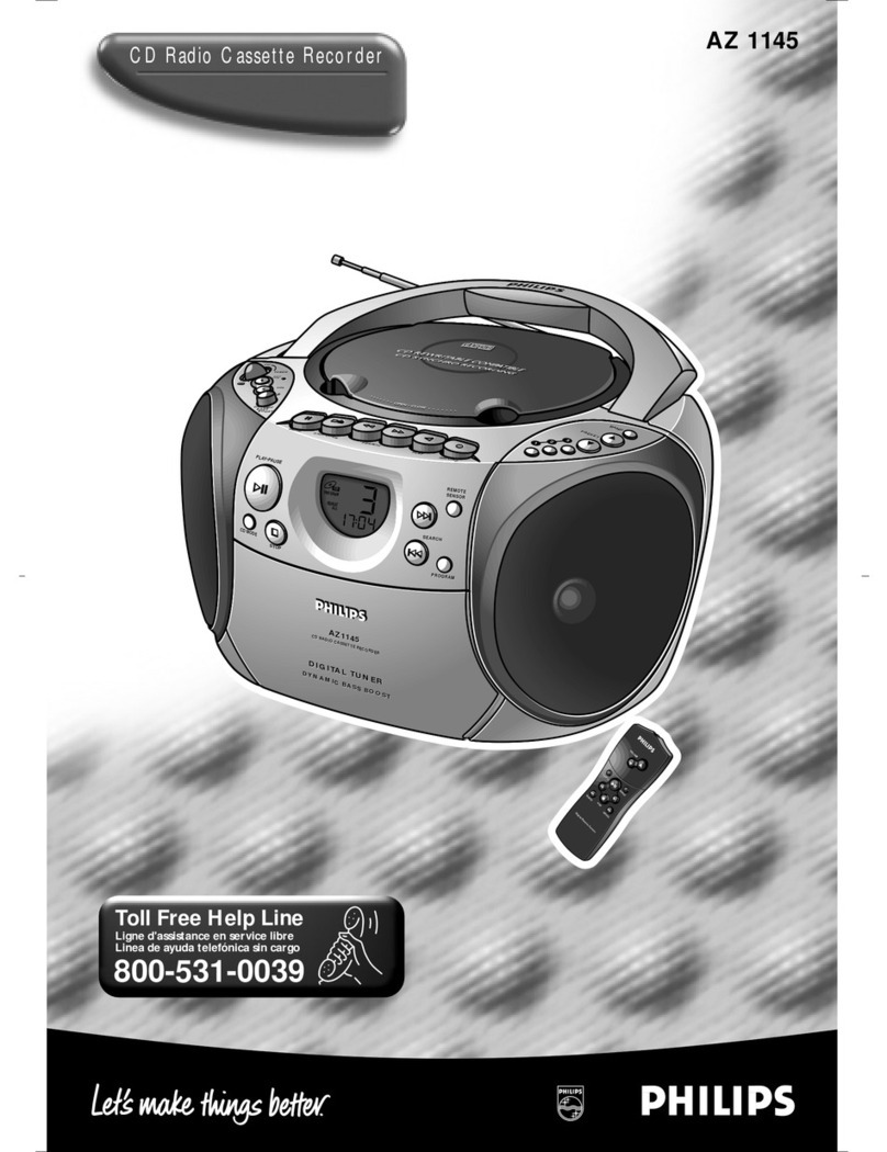 Philips AZ1145/45 user manual