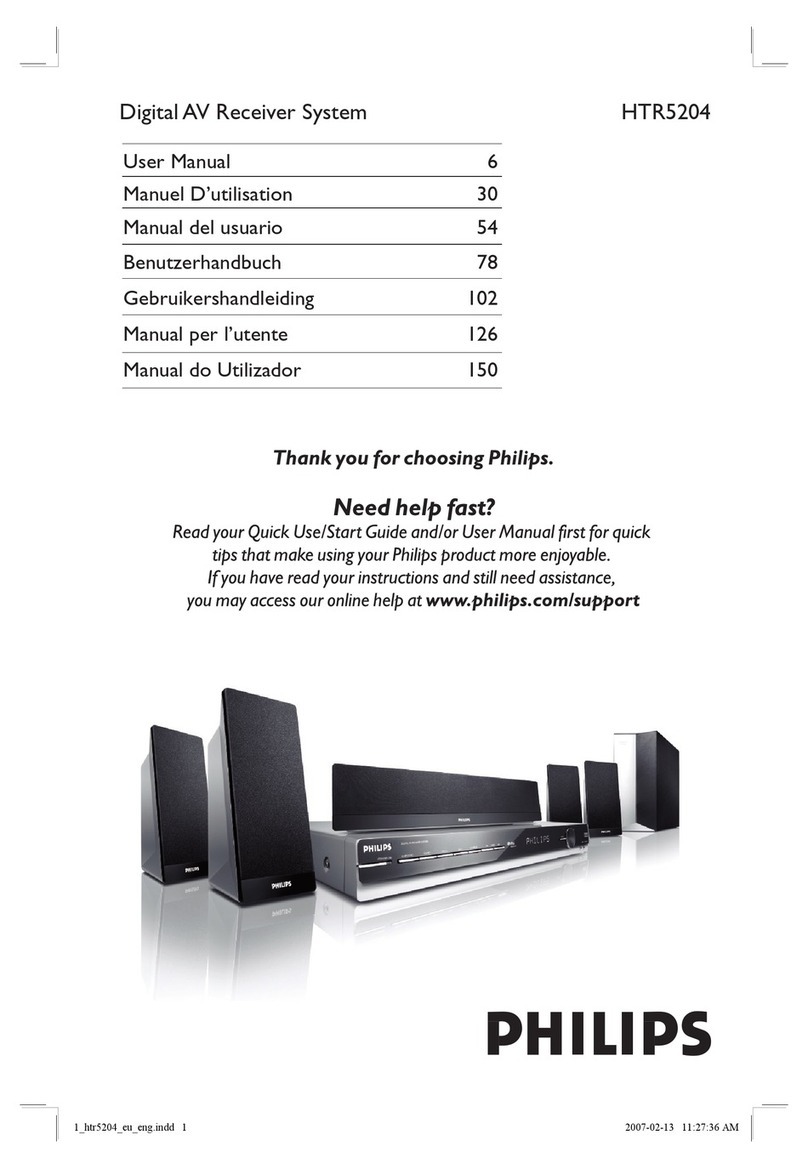Philips HTR5204/12 User manual