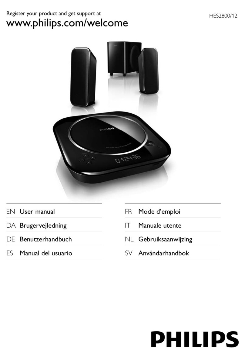 Philips HES2800/12 User manual Philips HES2800/12 User manual