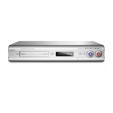 Philips DVDR7250H/05 User manual