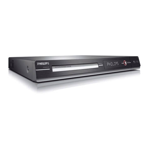 Philips DVDR3480/05B User manual