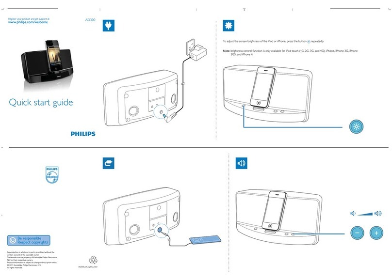 Philips AD300/05 quick start guide