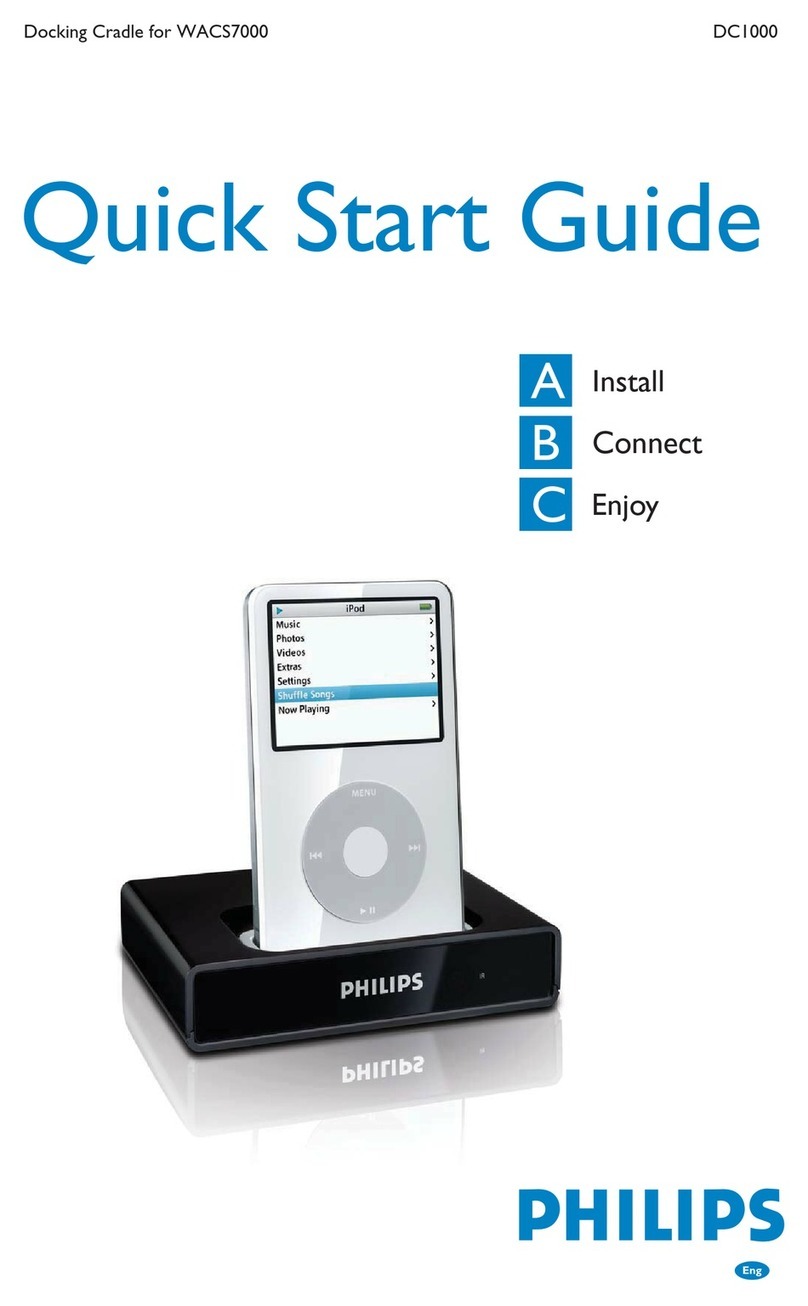 Philips Streamium DC1000/00 quick start guide