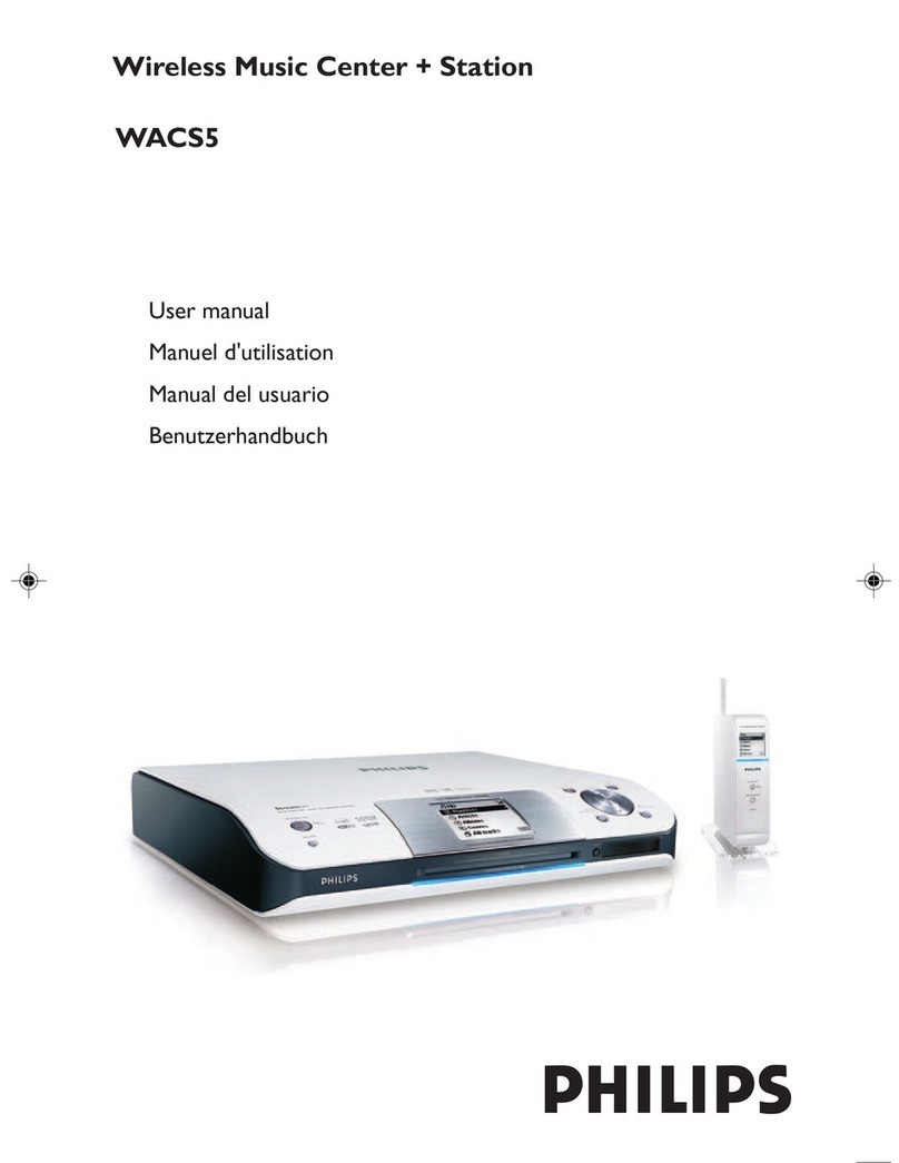 Philips WACS5/05 User manual