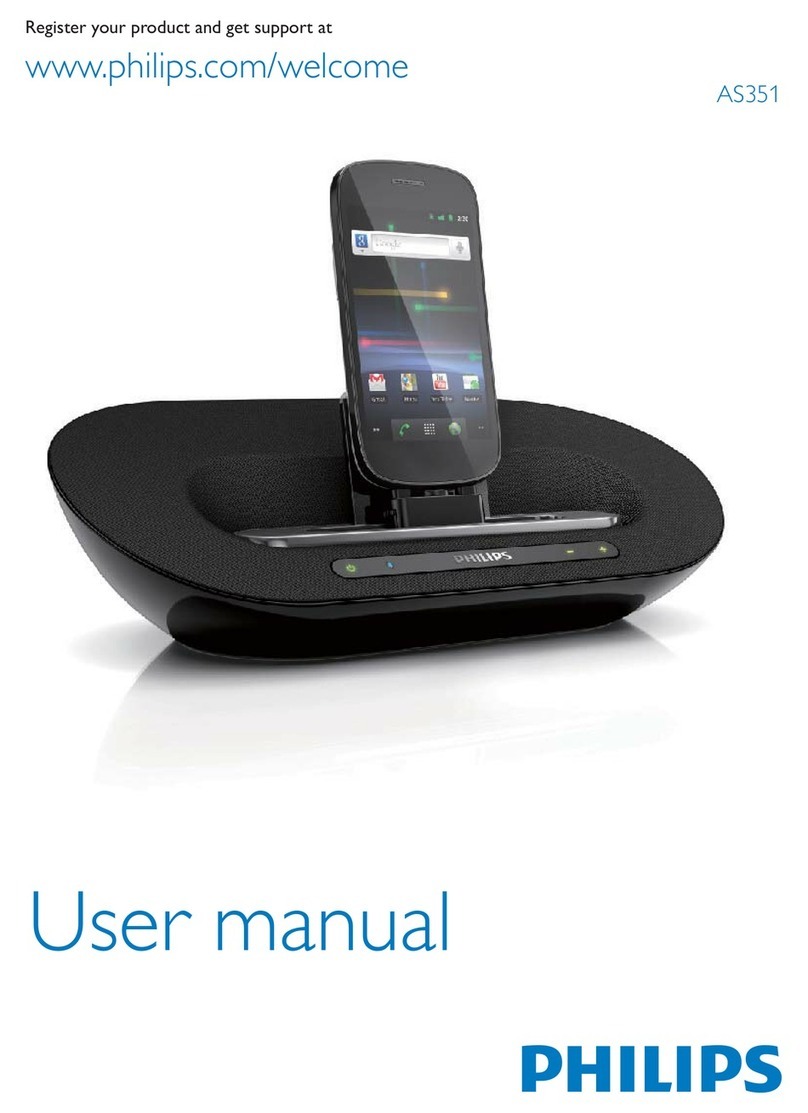 Philips Fidelio AS351/05 User manual