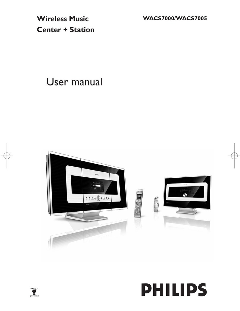 Philips WACS7000/05B user manual