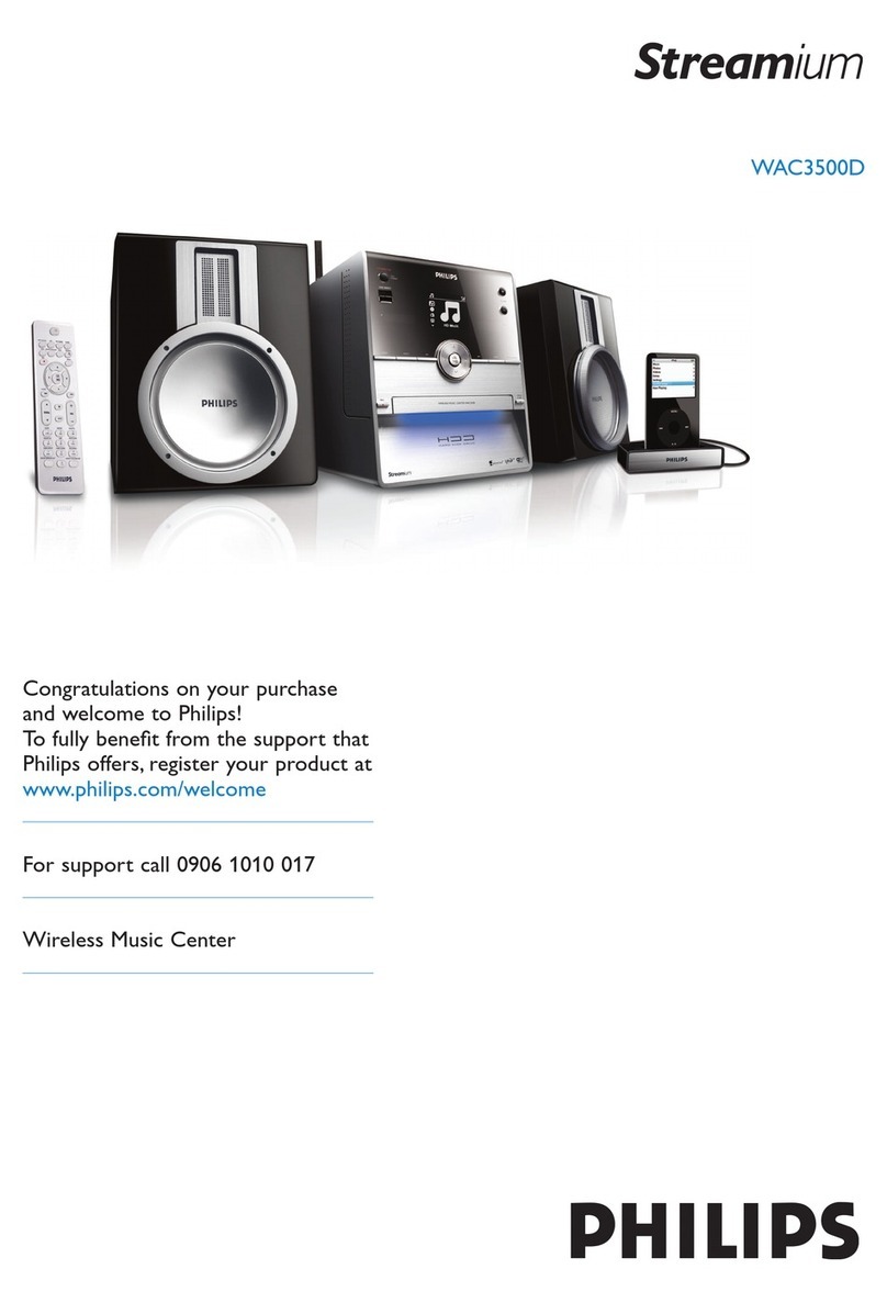 Philips Streamium WAC3500D/05 user manual