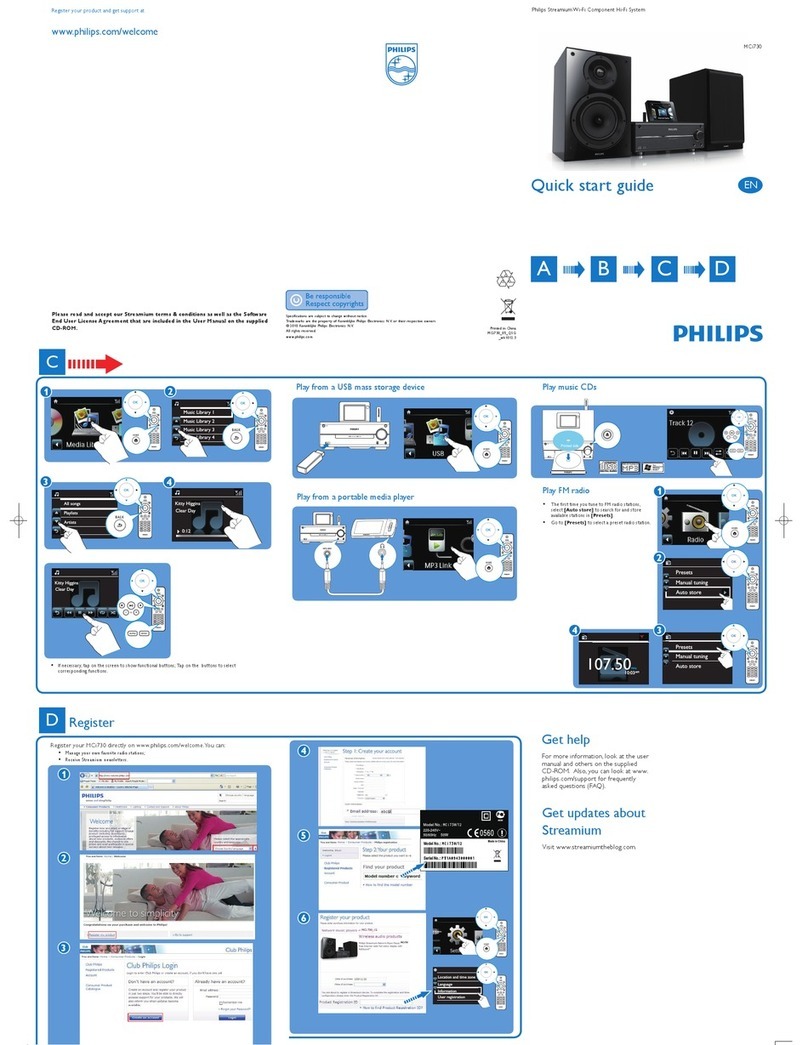Philips Streamium MCI730/05 User manual