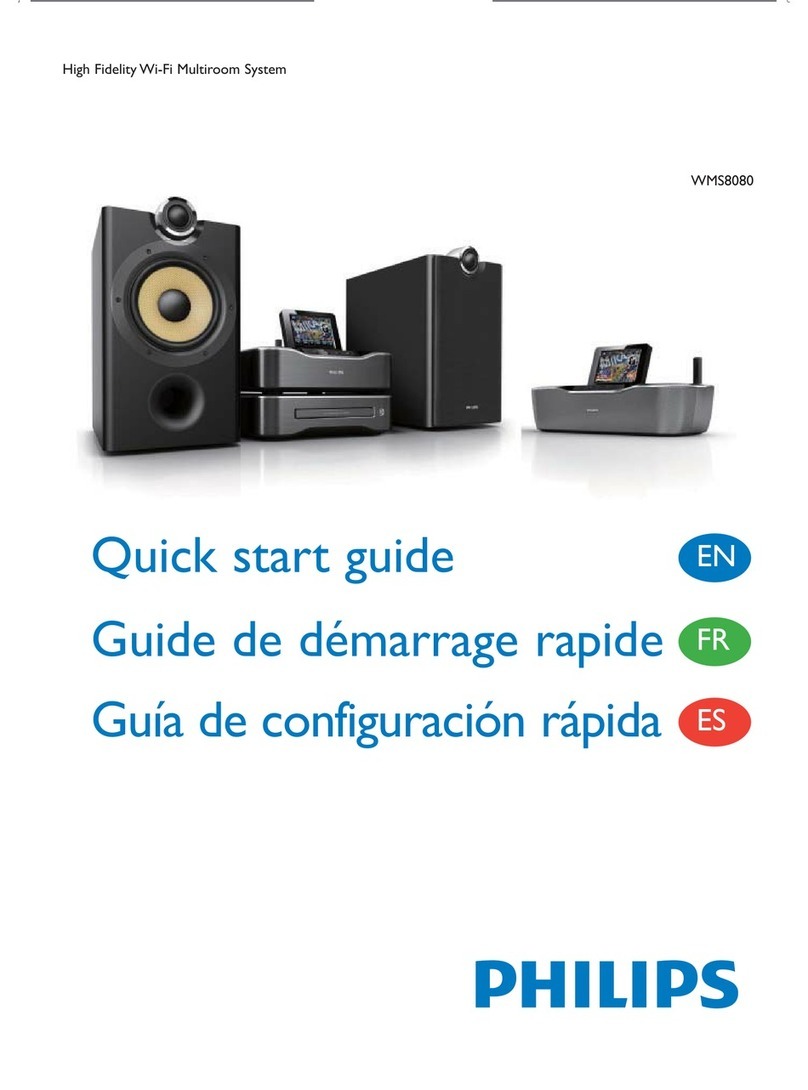 Philips Streamium WMS8080/12 quick start guide