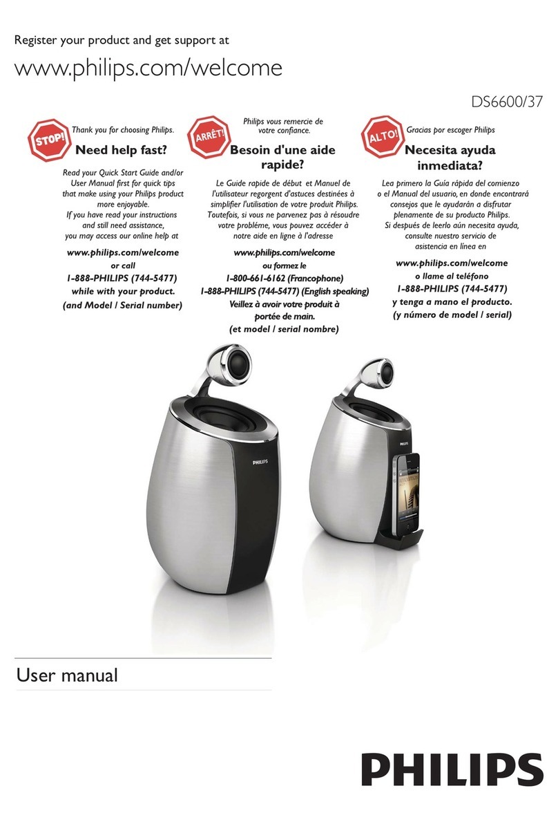 Philips DS6600/37 User manual