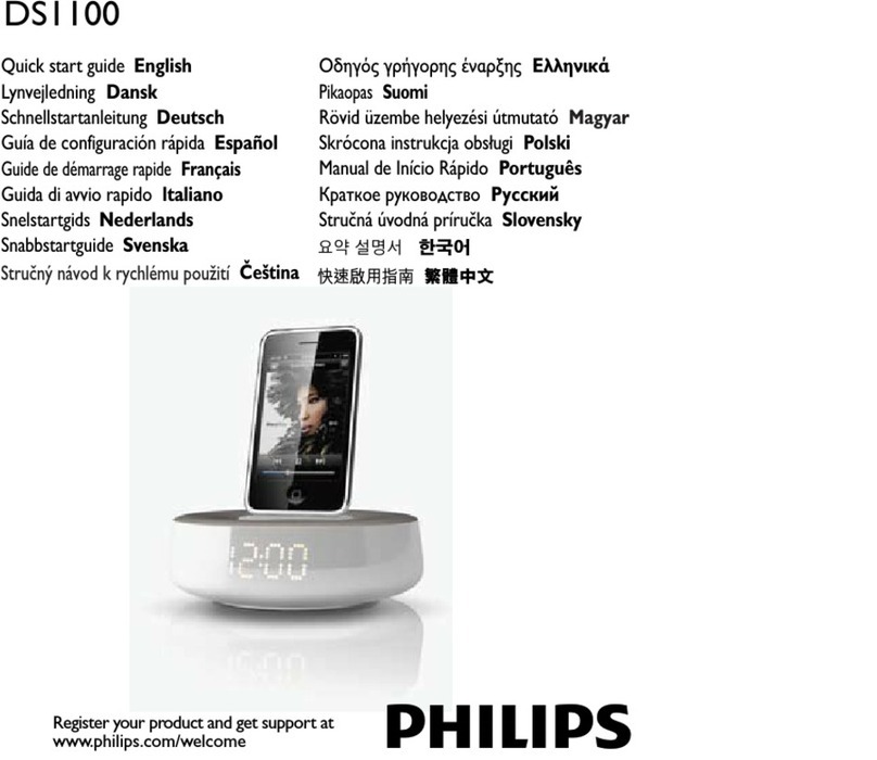 Philips DS1100/11 User manual