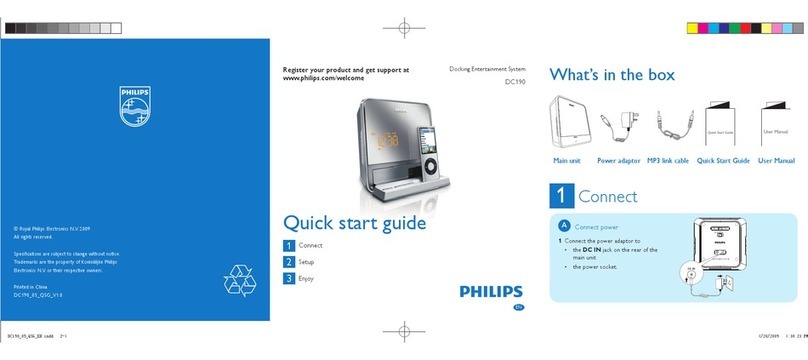 Philips DC190/05 quick start guide