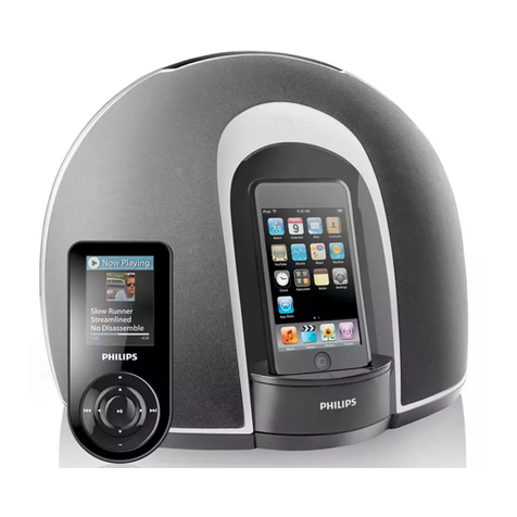 Philips iBoom DLA78405/10 User manual