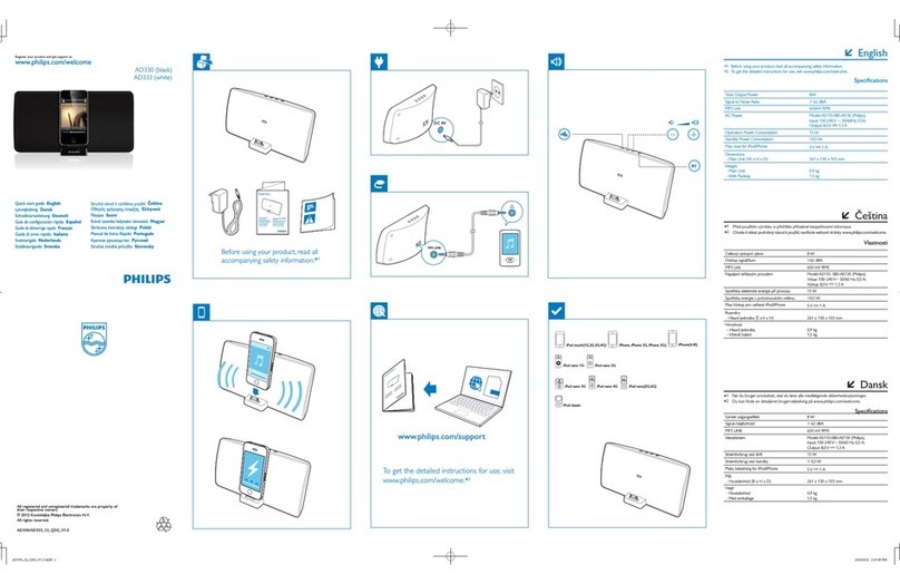 Philips AD330/12 User manual