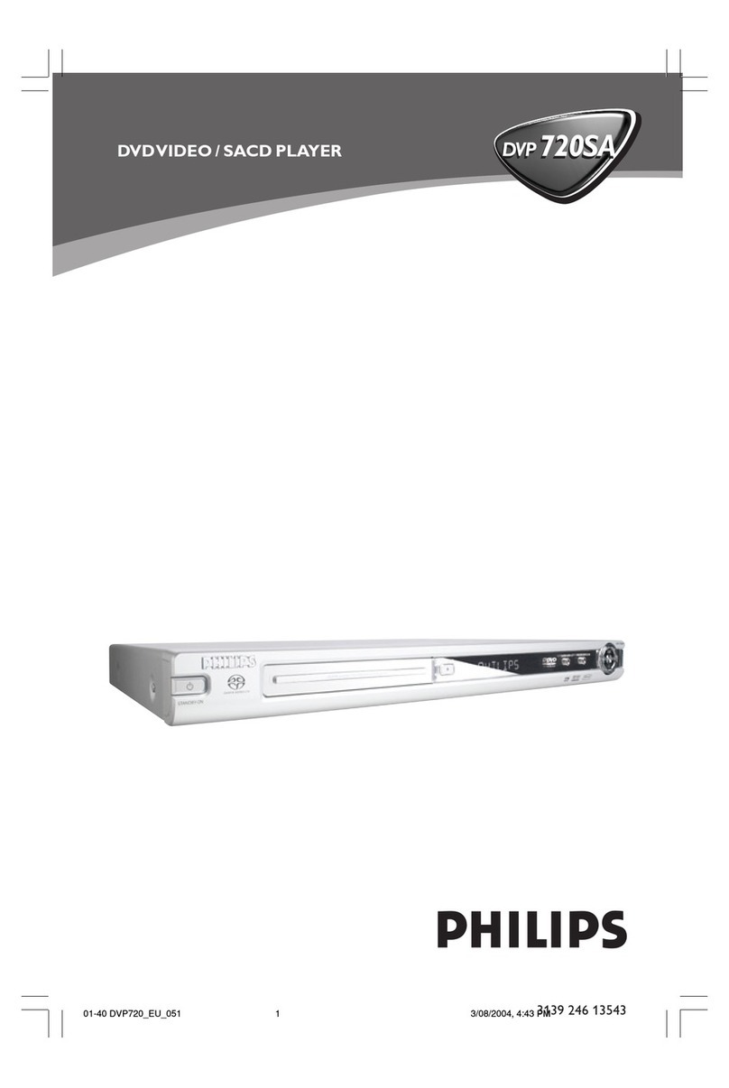 Philips DVP720SA/05 user manual
