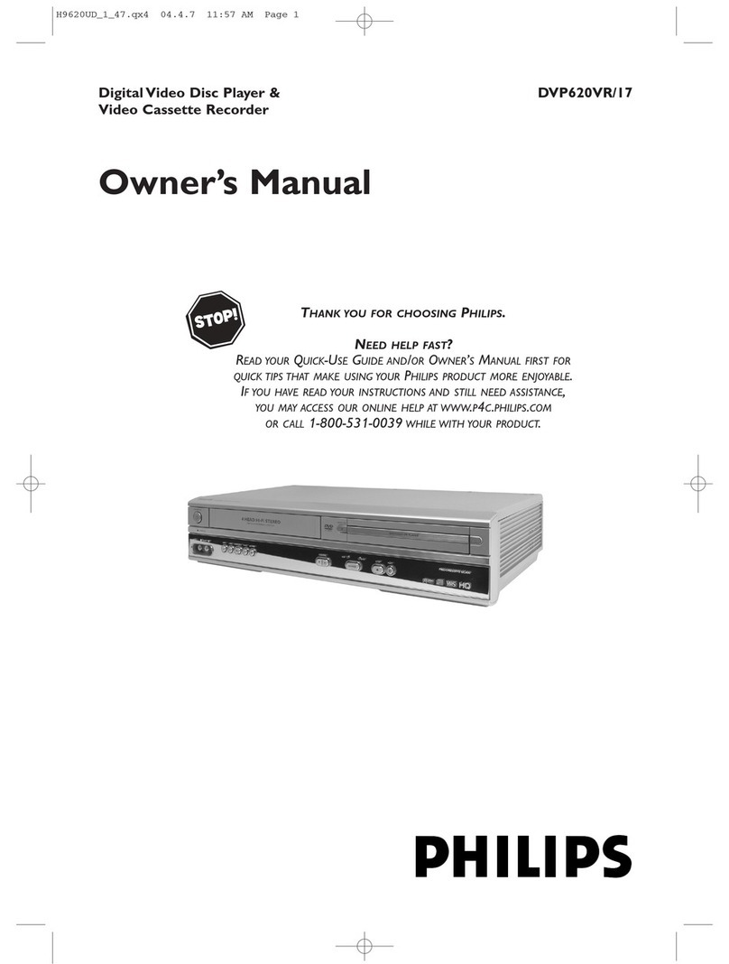 Philips DVP620VR/17B User manual