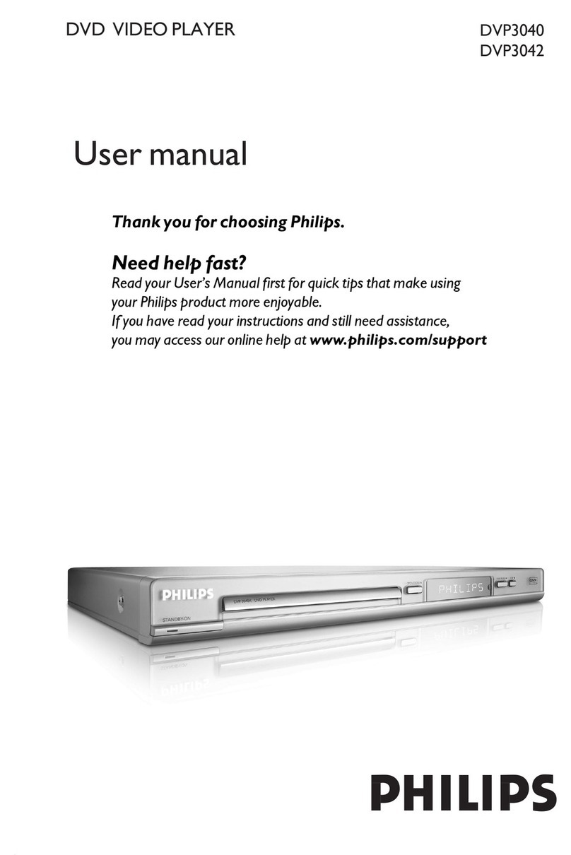 Philips DVP3042/12 user manual