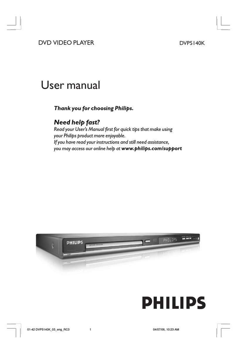 Philips DVP5140K/03 User manual