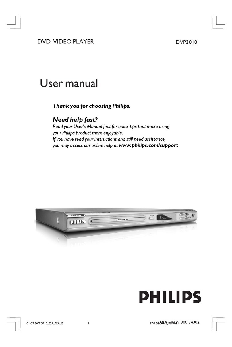 Philips DVP3010/02 User manual