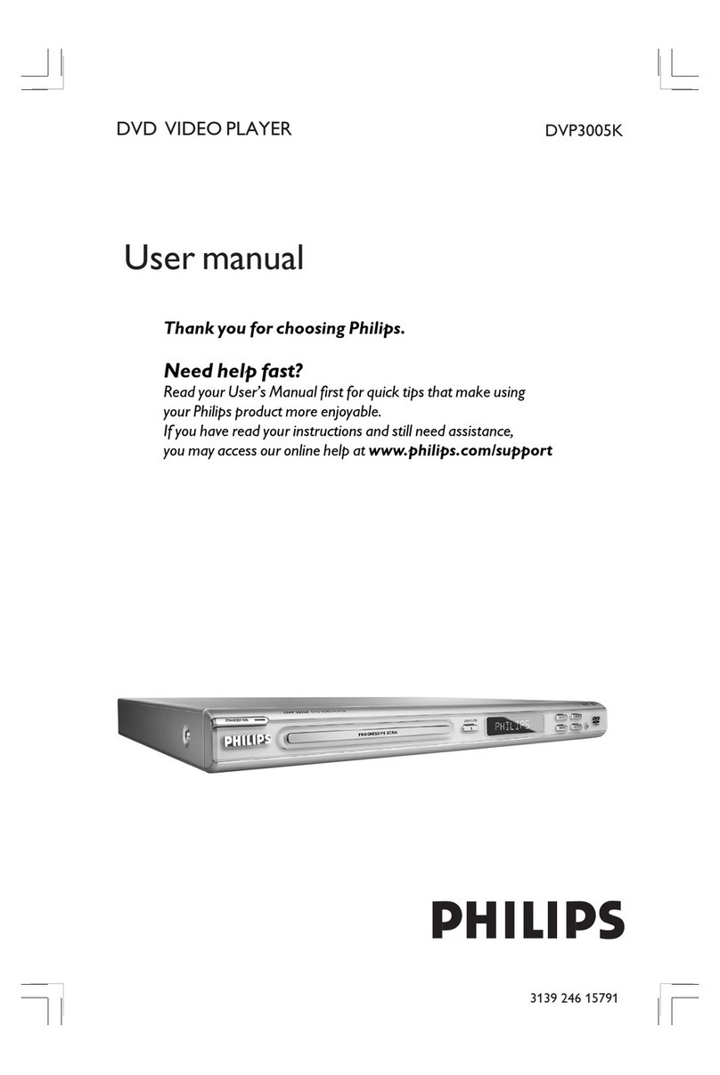 Philips DVP3005K/13 User manual