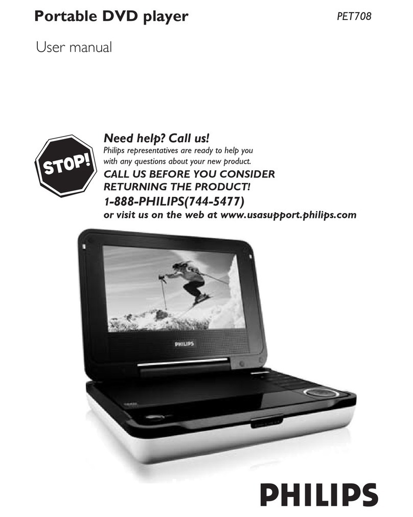 Philips PET708/07 User manual