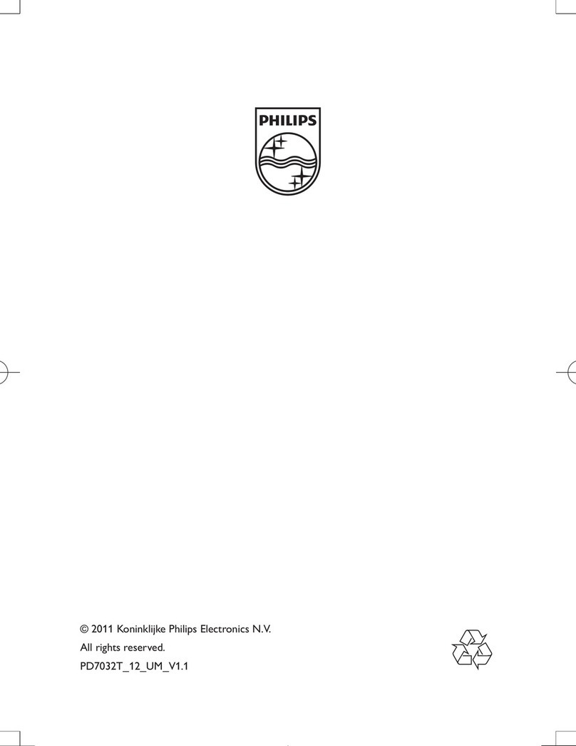 Philips PD7032T/12 User manual