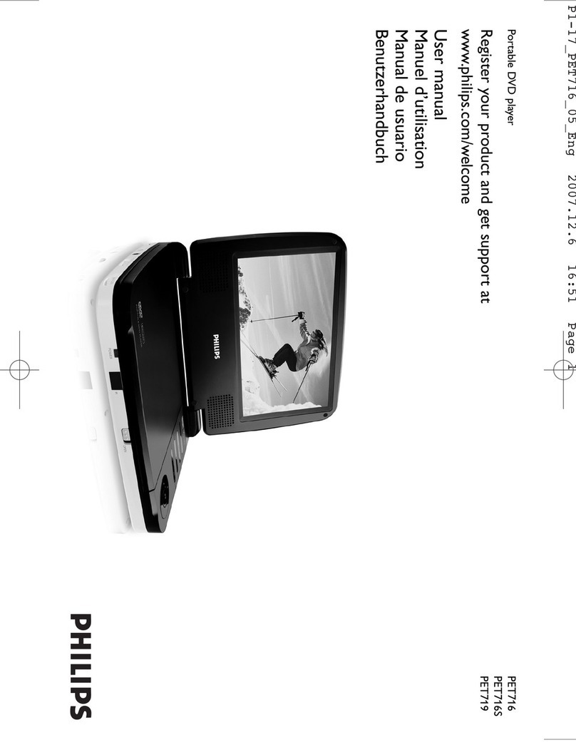 Philips PET719/05 user manual