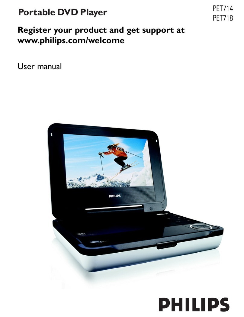 Philips PET718/05 User manual