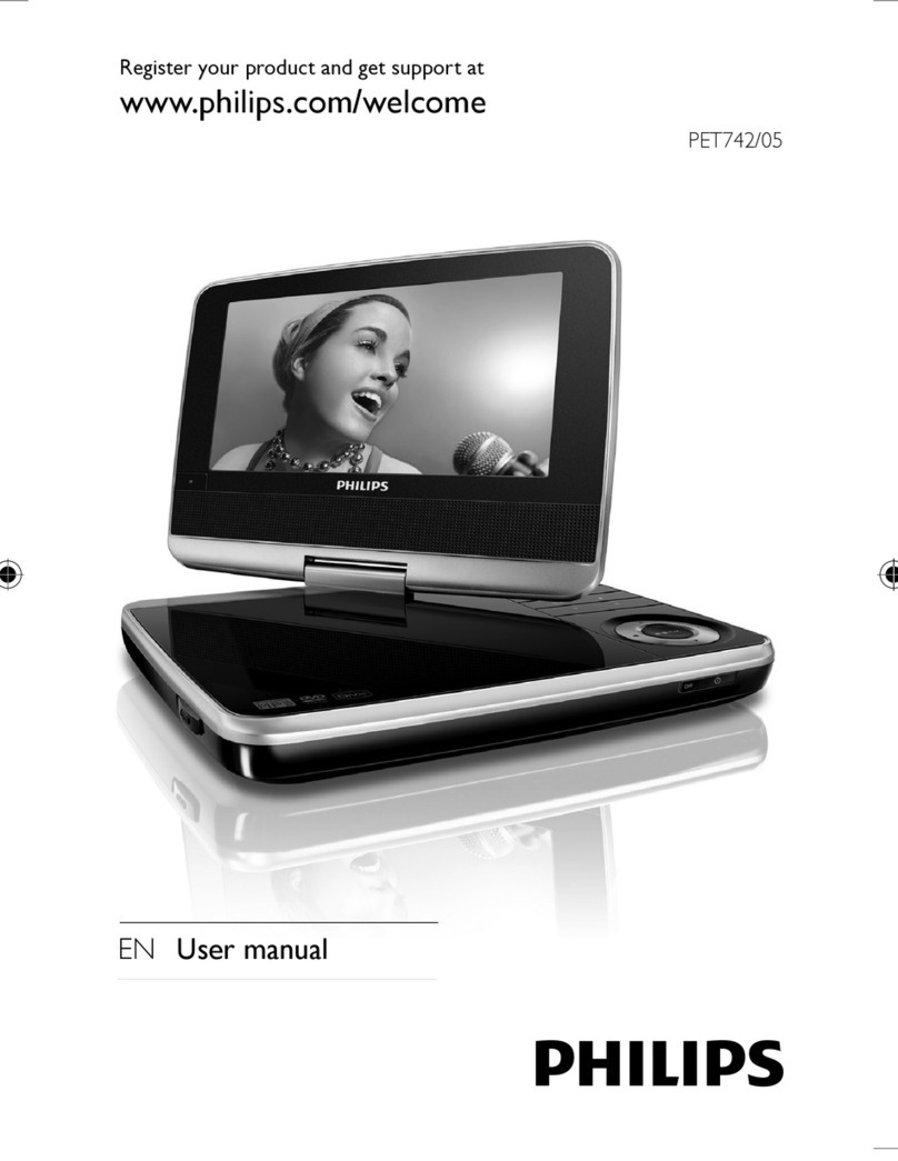 Philips PET742/05 User manual