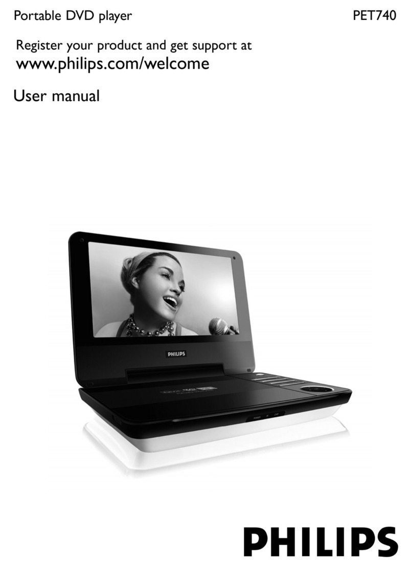 Philips PET740/05 User manual