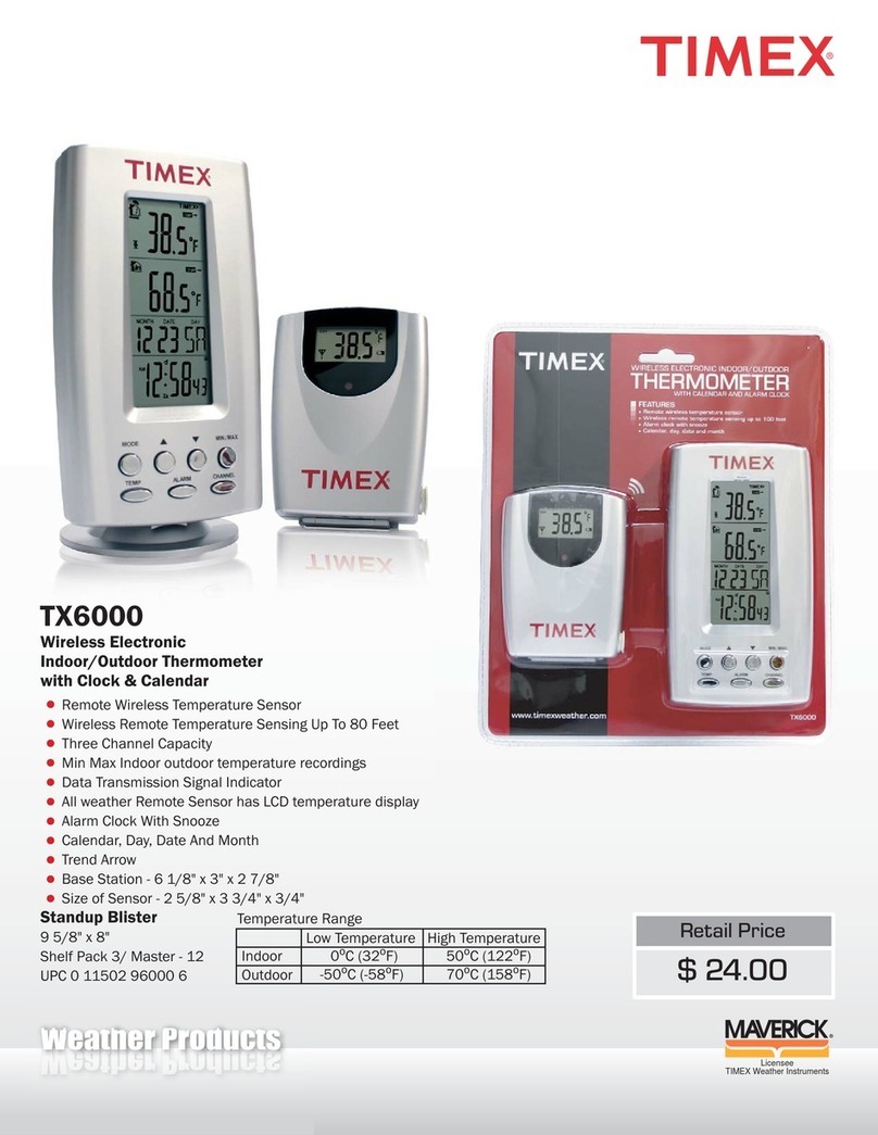 Timex TX6000 Specifications