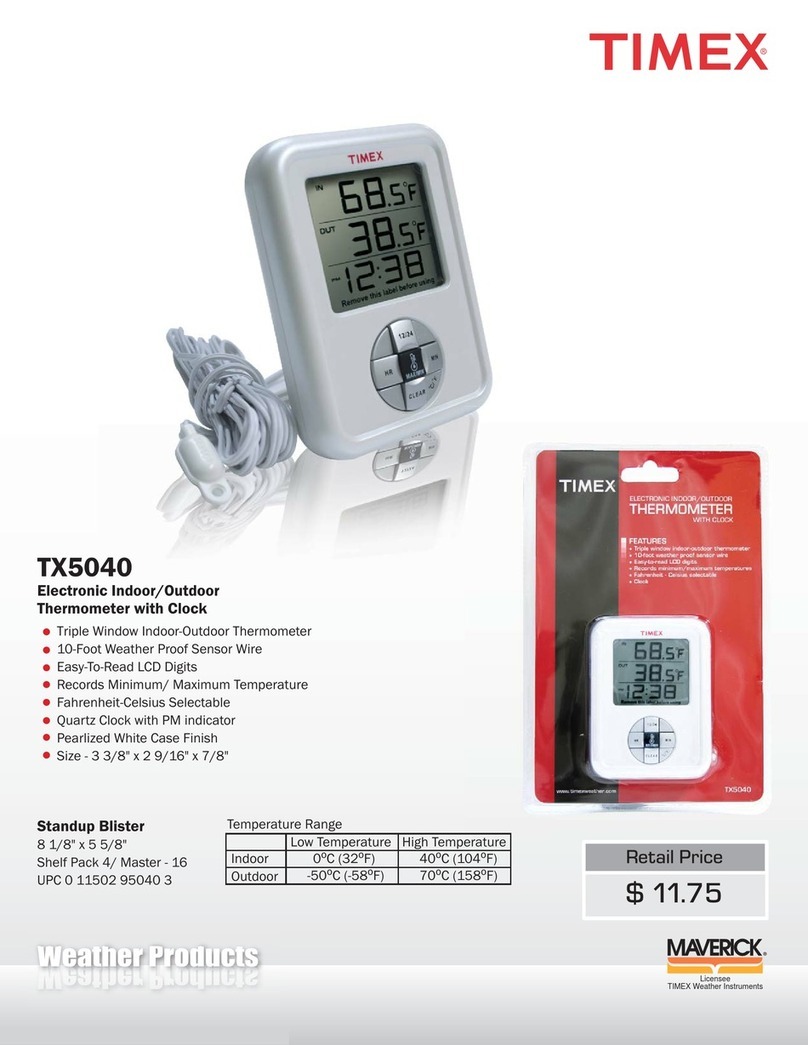 Timex TX5040 User manual