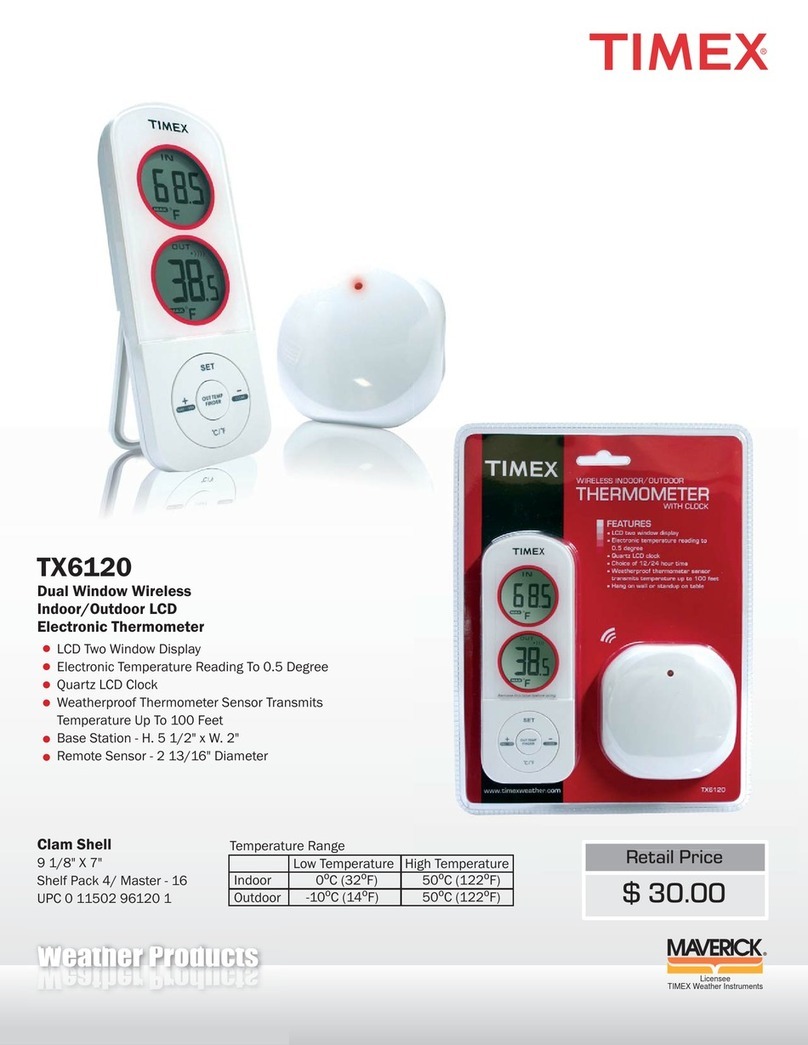 Timex TX-6120 User manual