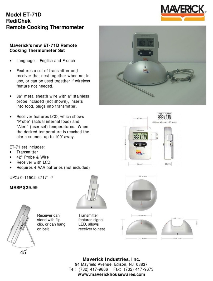 Maverick ET-71D User manual