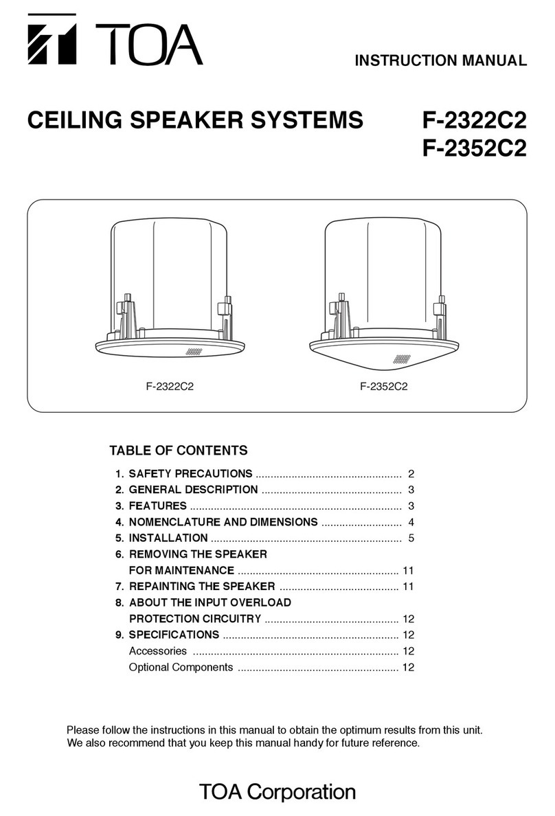 Toa F-2322C2 User manual