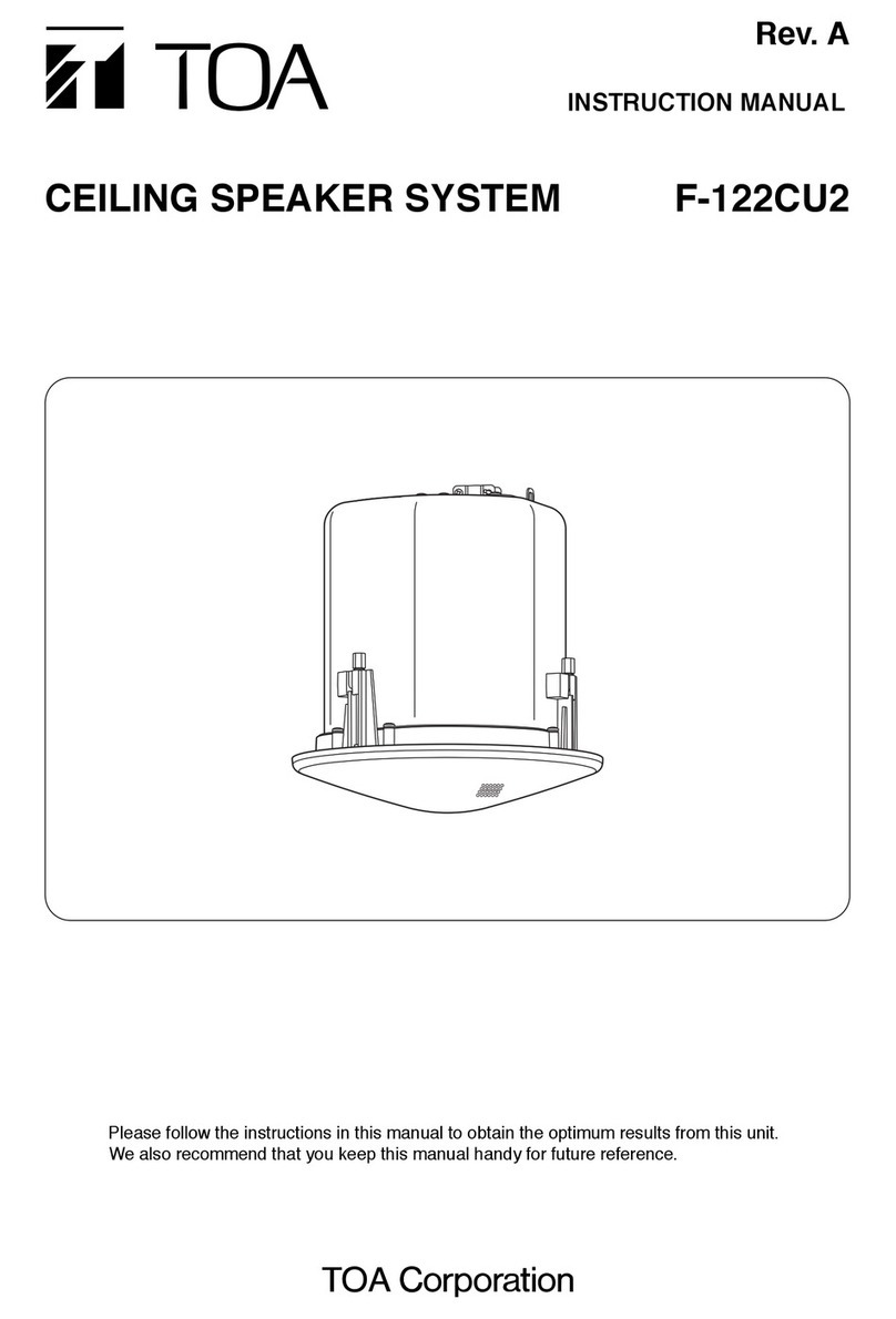 Toa F-122CU2 User manual