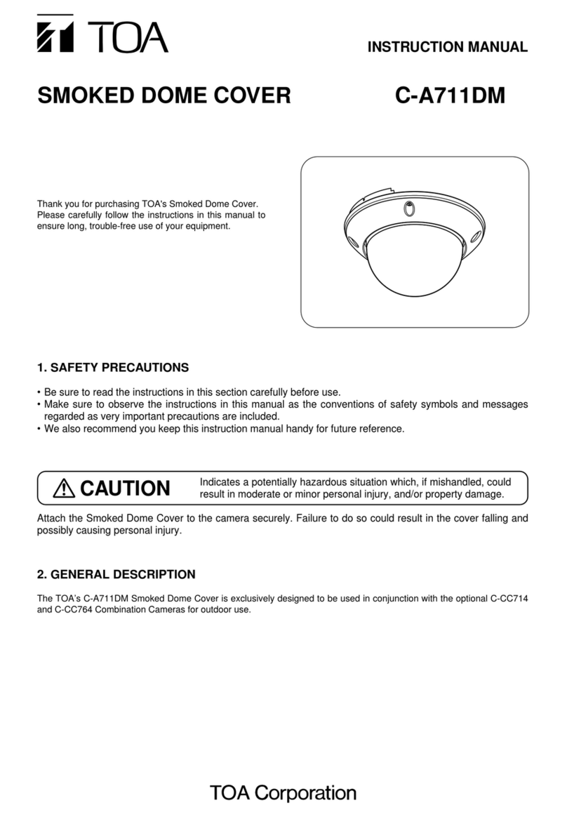 Toa C-A711DM instruction manual