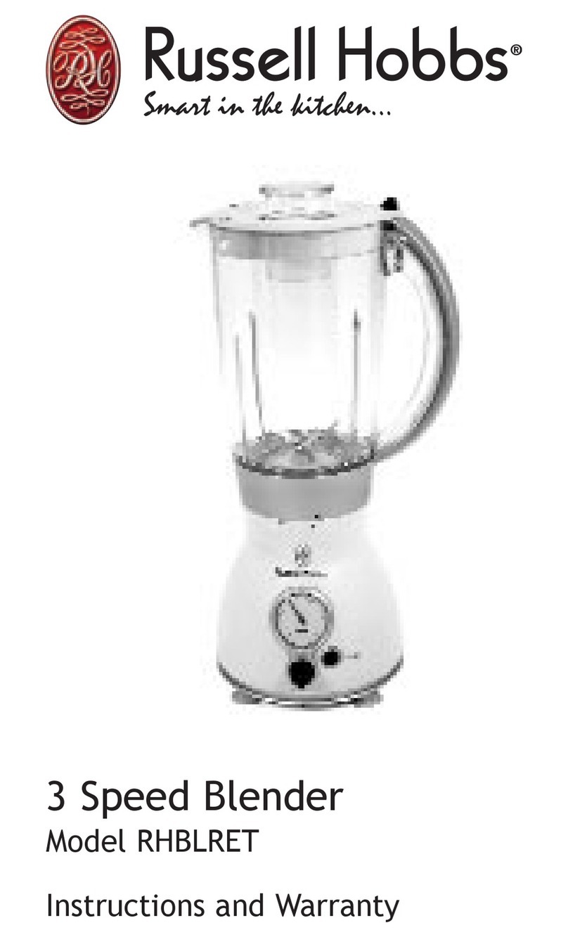 Russell Hobbs RHBLRET instructions