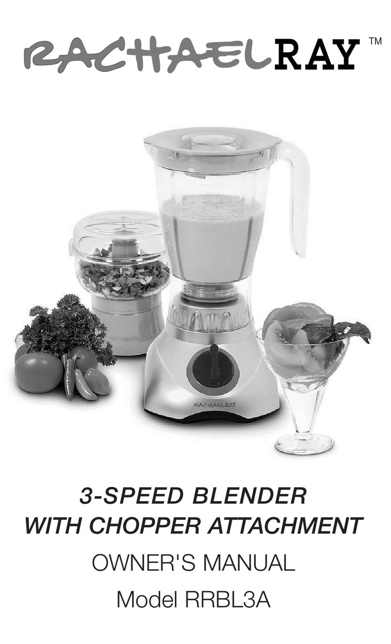 Rachael Ray RRBL3A owner's manual